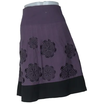 Nederdel (Lilla, Sort) fra Fransa Bomuld, Polyester