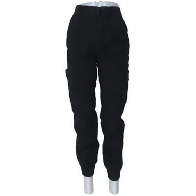 Pantalon cargo (Noir) de Muse Coton, Élasthane