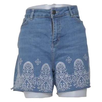 Short en jean (Bleu, Blanc) de Cellbes Woman Élasthane, Coton biologique