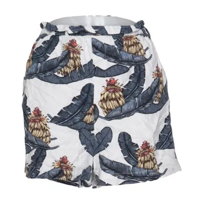 Shorts (White, Blue, Multicolored) from Desmond & Dempsey x H&M Linen, Viscose, Cotton