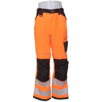 Pantalon de travail (Orange, Noir) de Portwest Coton, Élasthane, Polyester