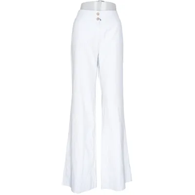 Pantalon patte d'éléphant (Blanc, Bleu) de Cinque Coton