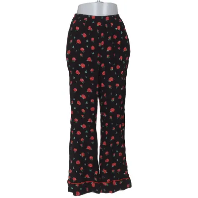 Pyjamasbukser (Sort, Rød) fra Sleeper Bomuld, Polyester, Viscose