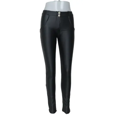 Pants (Black) from Freddy Cotton, Elastane