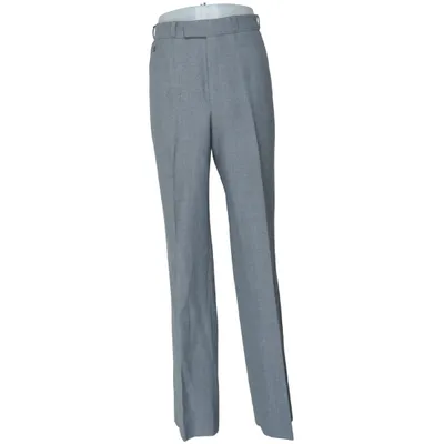 Suit pants (Gray) from Tergal Polyester, Wool