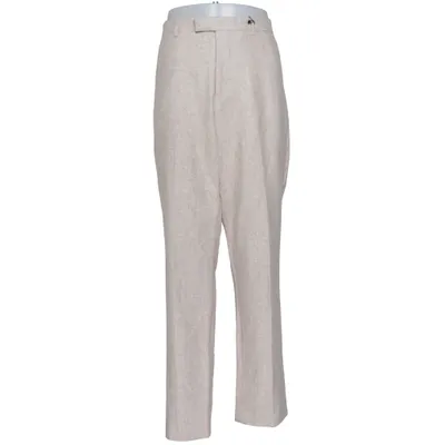 Stoffhose (Beige) von Harry Brown Polyester, Wolle