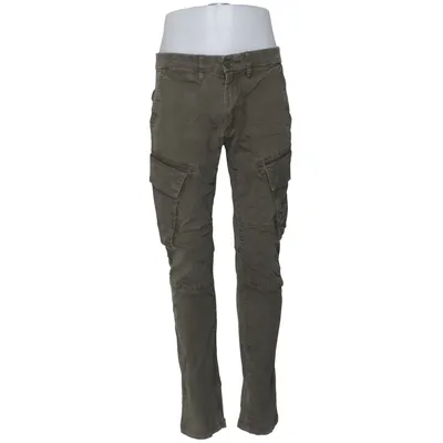 Pantalon cargo (Vert) de Dressmann Coton, Élasthane