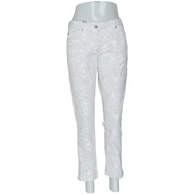 Pantalon (Blanc, Multicolore) de Never Mind Coton, Élasthane
