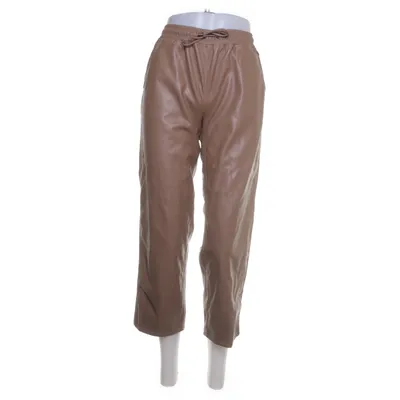 Leather pants (Beige) from Gina Collection Polyester, Polyurethane, Cotton