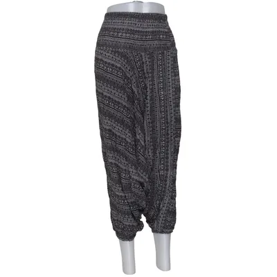 Harem pants (Black, White) from Rayon Viscose