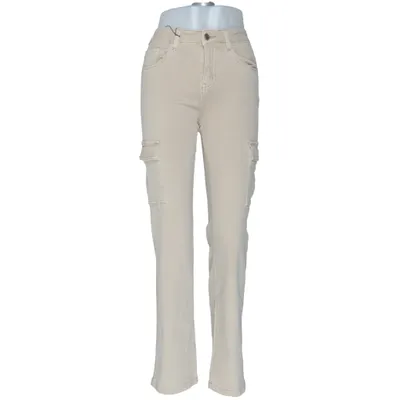 Cargobyxor (Beige) från Miss Anna Bomull, Elastan