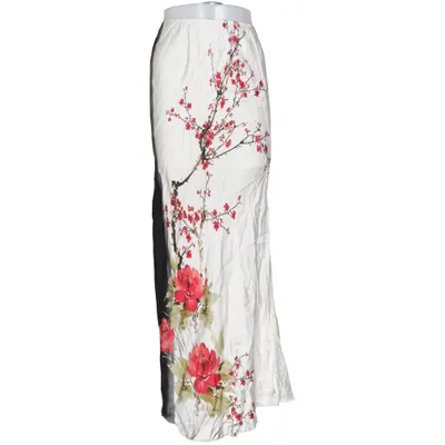 Maxi skirt (Black, White, Multicolored) Viscose