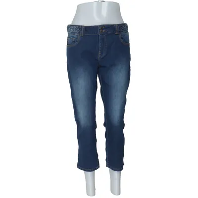 Spijkerbroek (Blauw) van Janina Denim Katoen, Elastaan, Polyester