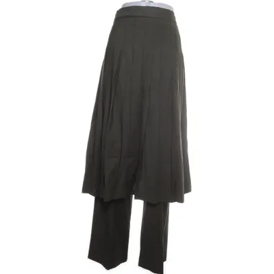 Kostuumbroek (Groen) van Zara Polyester, Wol, Elastaan