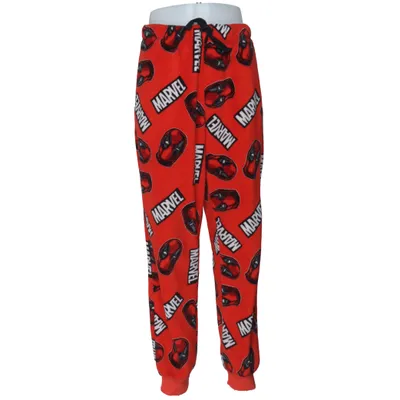 Pyjamasbukser (Rød, Sort, Hvid) fra Marvel Polyester