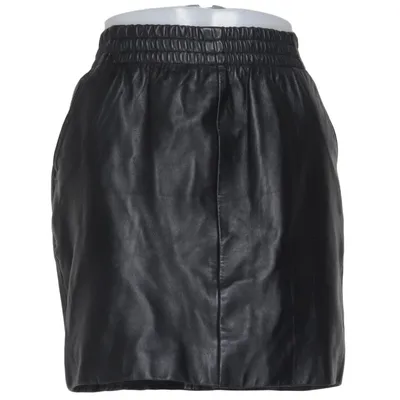 Jupe en cuir (Noir) de MbyM Cuir