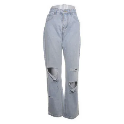 Jeans (Blue) from Shein Cotton, Polyester