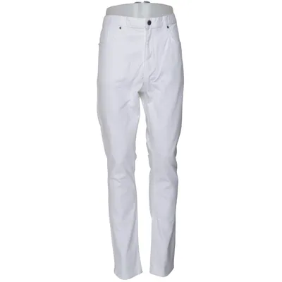 Jeans (Vit) från H&M Man Bomull, Elastan