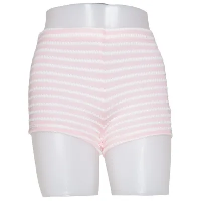 Pyjamashorts (Roze, Wit) van Edikted Elastaan, Polyester