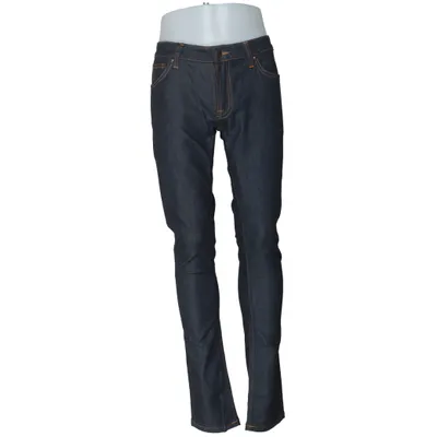 Spijkerbroek (Blauw) van Nudie Jeans Katoen, Elastaan, Polyester