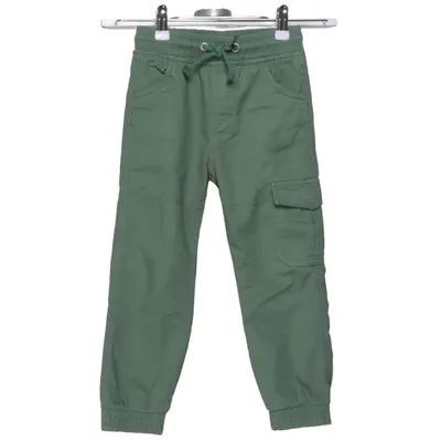 Pantalon cargo (Vert) de Alana Coton, Viscose