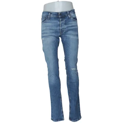 Jeans (Blå) från Jack & Jones Jeans Intelligence Bomull, Elastan
