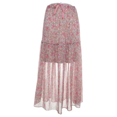 Långkjol (Vit, Flerfärgad) från Rue de Femme Polyester, Viskos, Elastan