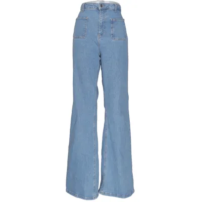 Jeans (Flare) fra Sanne Alexandra Elastan, Genanvendt bomuld, Genanvendt polyester