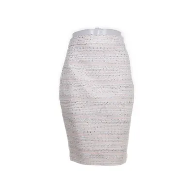 Pennkjol (Vit, Flerfärgad) från Forever New Akryl, Elastan, Metallfiber, Polyester