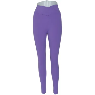 Leggings (Purple) from PrettyLittleThing Elastane, Polyamide