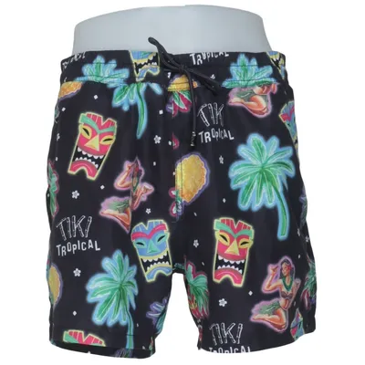 Badshorts (Svart, Flerfärgad) från Nikben Polyester