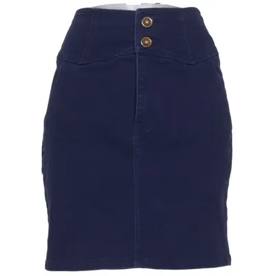 Jupe en jean (Bleu) de Att. Coton, Élasthane