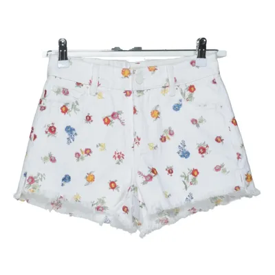 Jeansshorts (Vit, Flerfärgad) från Alice + Olivia Bomull, Polyester