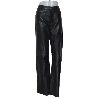 Læderbukser (Sort) fra Jofama Læder, Polyester