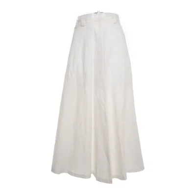 Jupe (Blanc) de Anna Modeller Coton, Lin, Polyester