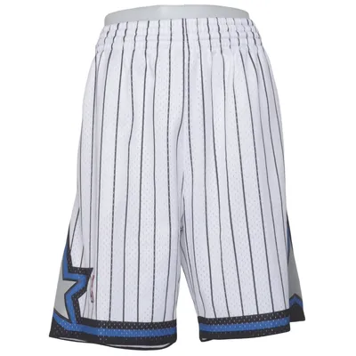 Short de basketball (Blanc, Bleu, Noir) de Hardwood Classics x Mitchell & Ness Polyester