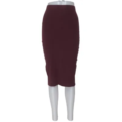 Jupe crayon (Rouge) de Even & Odd Coton, Élasthane
