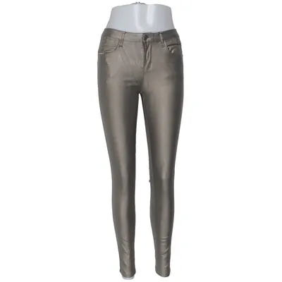 Pants (Gray) from Cindy H Cotton, Elastane, Polyester