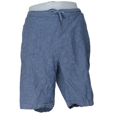 Shorts (Blå) fra Dressmann Bomuld, Linned