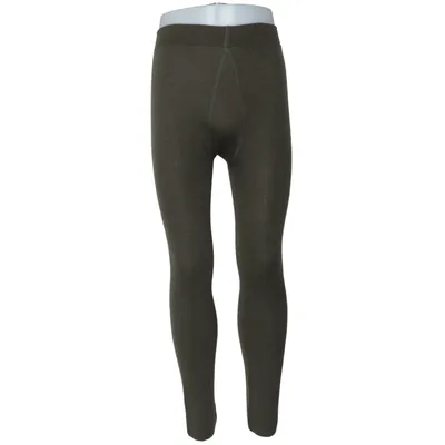 Lange onderbroek (Groen) van Woolpower Elastaan, Merinowol, Polyamide, Polyester