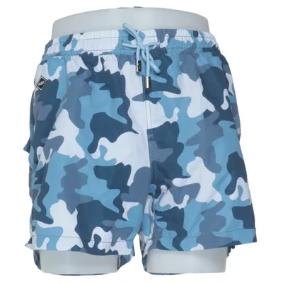 Badshorts (Blå, Grå, Vit, Flerfärgad) från Nikben Polyester