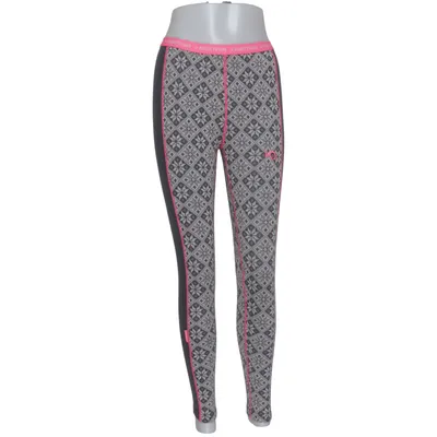 Pantalon thermique (Gris, Rose) de Kari Traa Laine de mouton