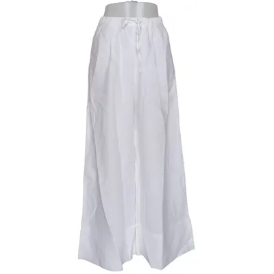 Palazzo pants (White) from Zara Cotton