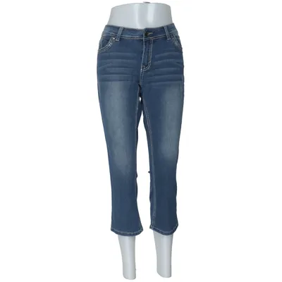 Jeans (Blå) från Janina Denim Bomull, Elastan, Polyester