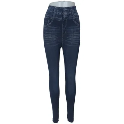 Treggings (Blå) från Dress Like Marie Elastan, Polyester, Viskos