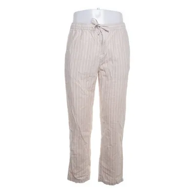 Broek (Beige, Meerkleurig) van H&M Katoen, Linnen, Polyester