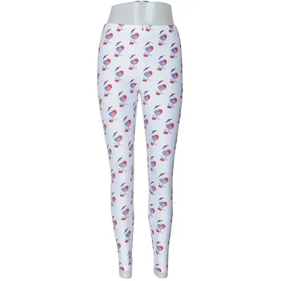 Leggings (Wit, Meerkleurig) van Holly Golightly Elastaan, Polyamide