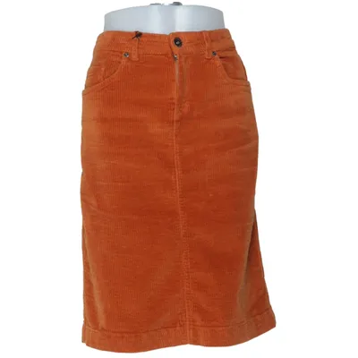 Kjol (Orange) från Montego Bomull, Elastan