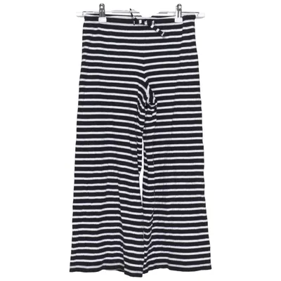 Palazzo pants (Black, White) from XOXO Friends Cotton, Elastane