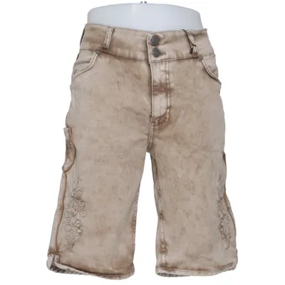 Denim shorts (Brown) from HangOwear Cotton, Elastane